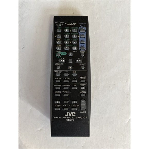 JVC Remote Control RM-SRX5030J For A/V Receiver MBR - Picture 1 of 3